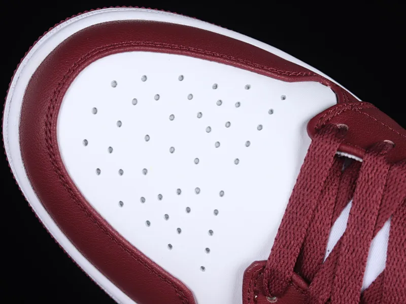 All categories Air Jordan Jordan series basketball shoes Air Jordan 1 Low Air Jordan 1 Low "Bordeaux" AJ1 Joe 1 Bordeaux Red low-top basketball shoes 553558-615